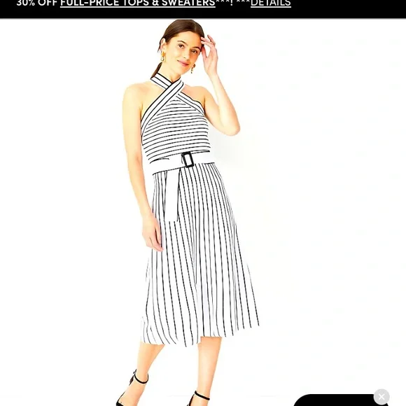Ann Taylor | Dresses | Ann Taylor Halter Dress Petite Xs Dress Runs Large  Brand New With Tags | Poshmark